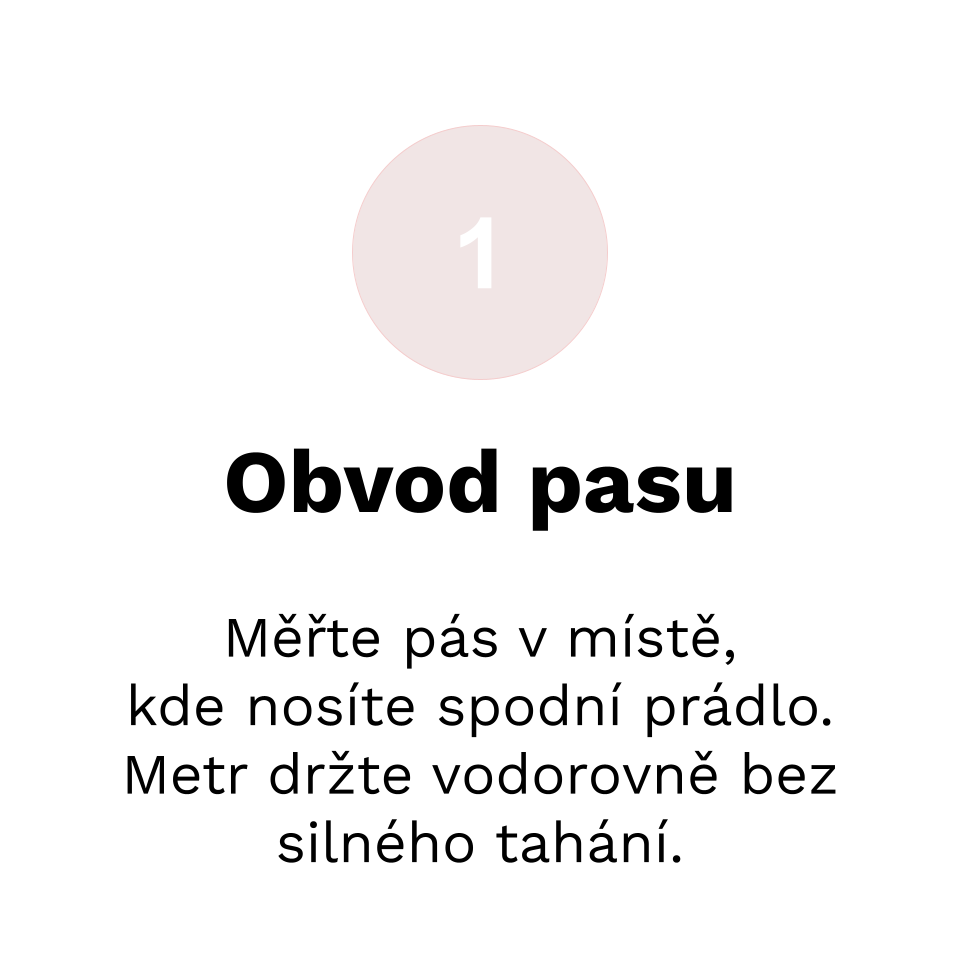 Obvod pasu – pokyny k měření pánského prádla