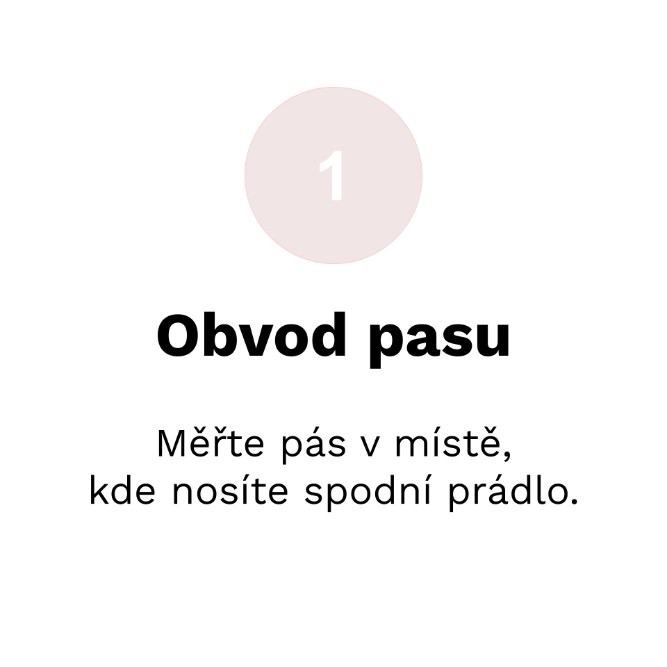 Obvod pasu – pokyny k měření dámského oblečení