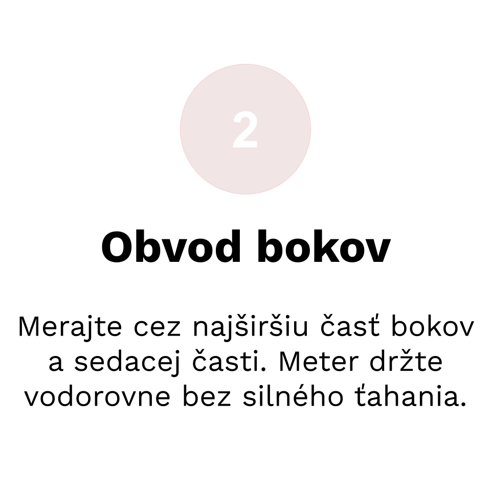 Obvod bokov – pokyny na meranie
