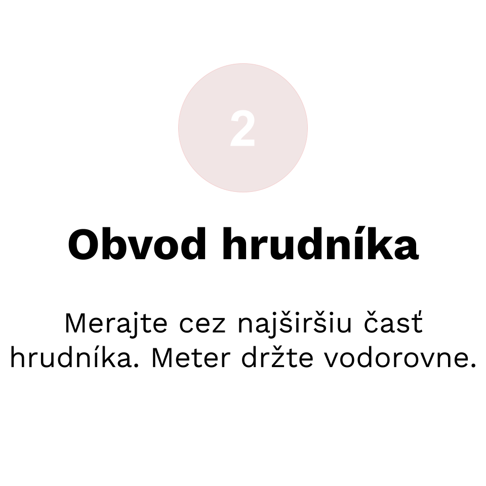Obvod hrudníka – pokyny na meranie